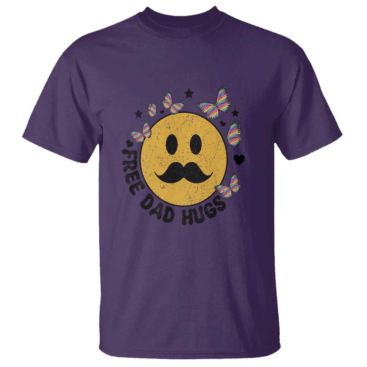 lgbt-free-dad-hugs-t-shirt-gay-pride-month-retro-groove-smiley-face-community