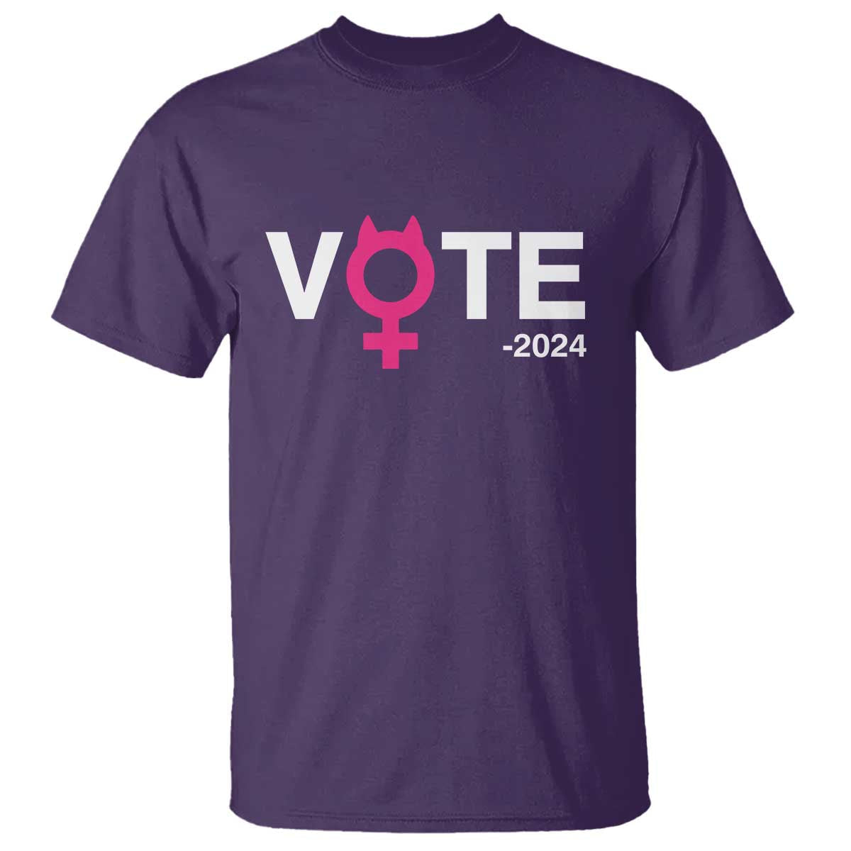 funny-vote-2024-t-shirt-cat-woman-sign-harris-president-2024
