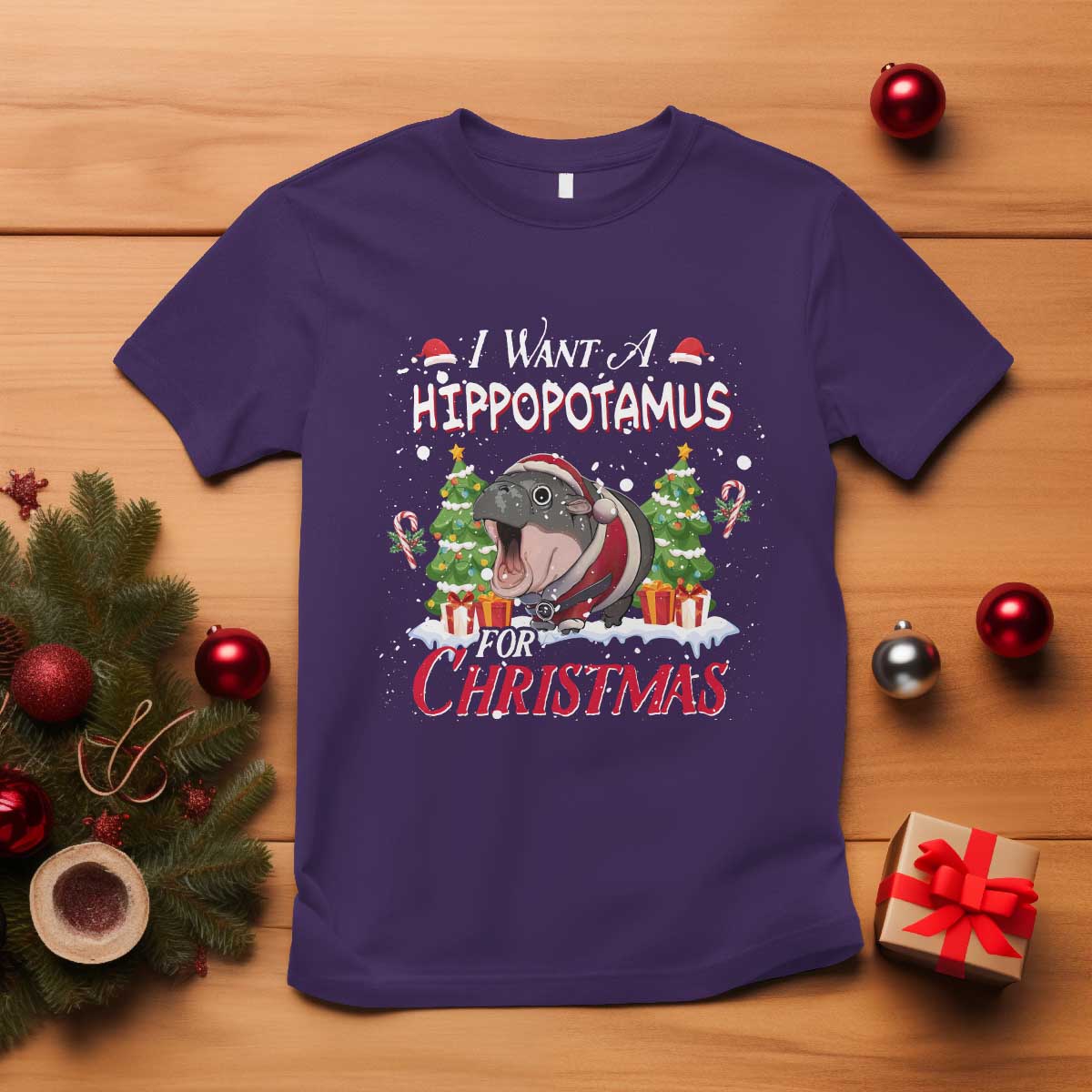 funny-moo-deng-christmas-t-shirt-i-want-a-hippopotamus-for-christmas-santa-baby-pygmy