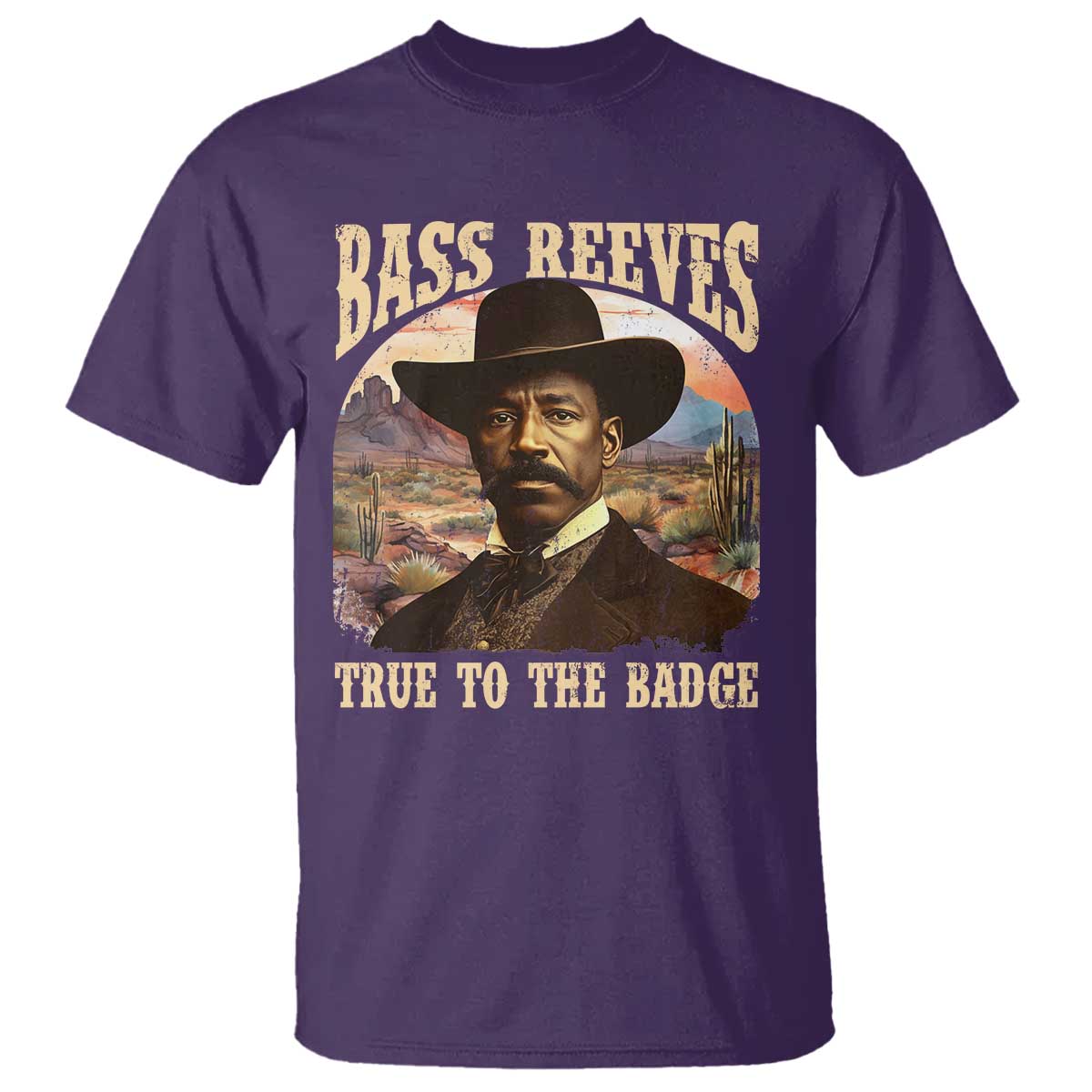 bass-reeves-true-to-the-badge-t-shirt-african-american-cowboy-marshal-black-history-month