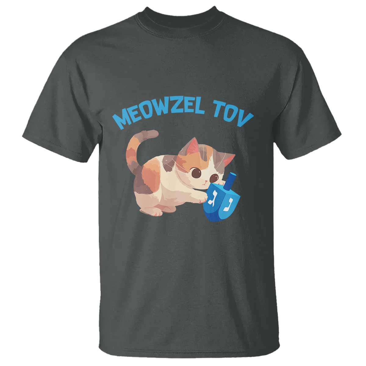 funny-hanukkah-cats-t-shirt-meowzel-tov-dreidels-chanukah-jewish-festival