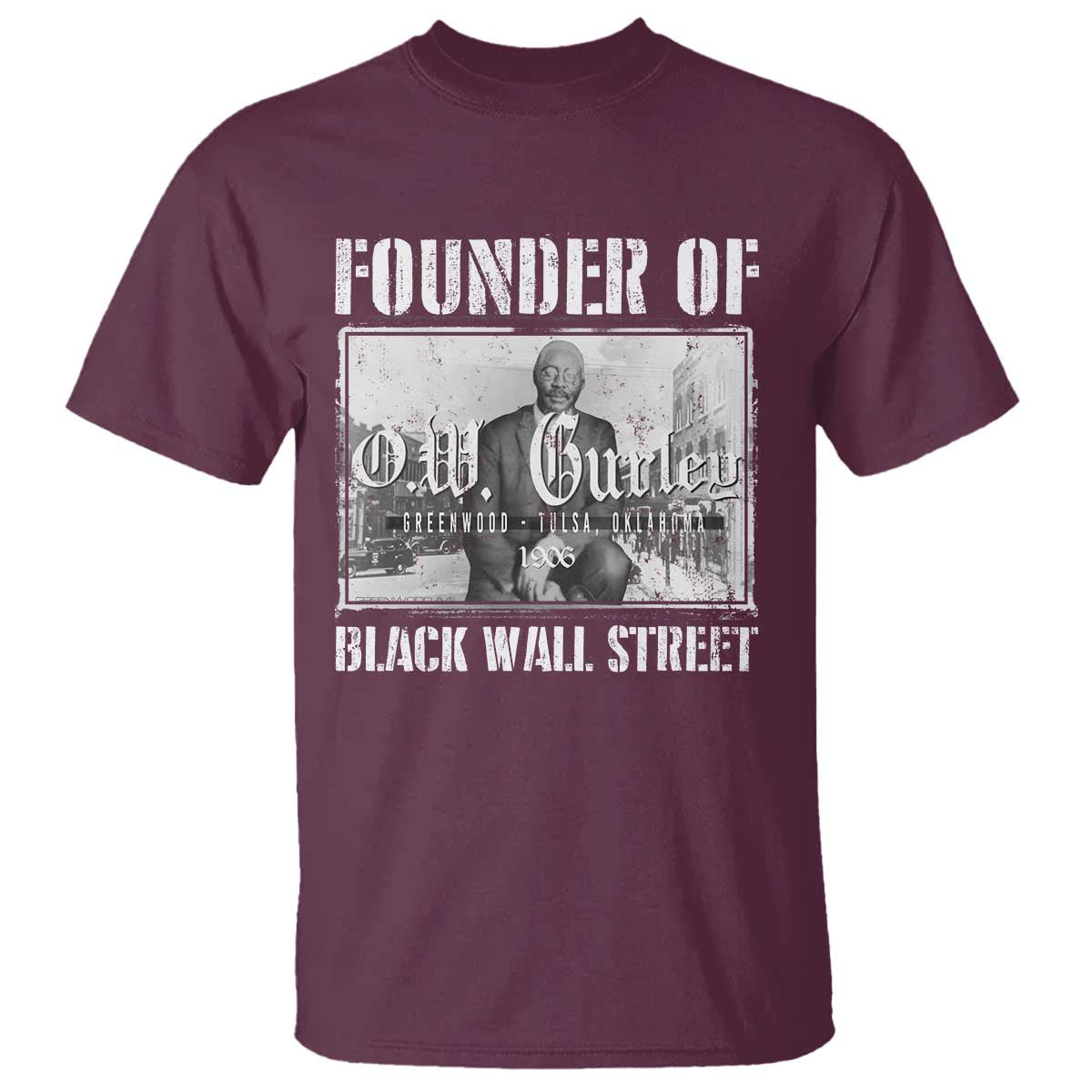 founder-of-black-wall-street-ow-gurley-t-shirt-black-history-month