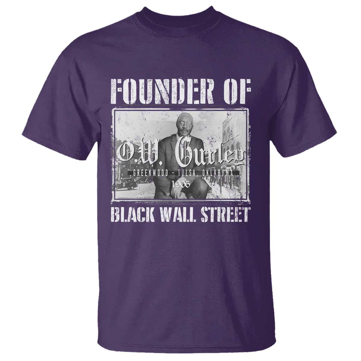 founder-of-black-wall-street-ow-gurley-t-shirt-black-history-month