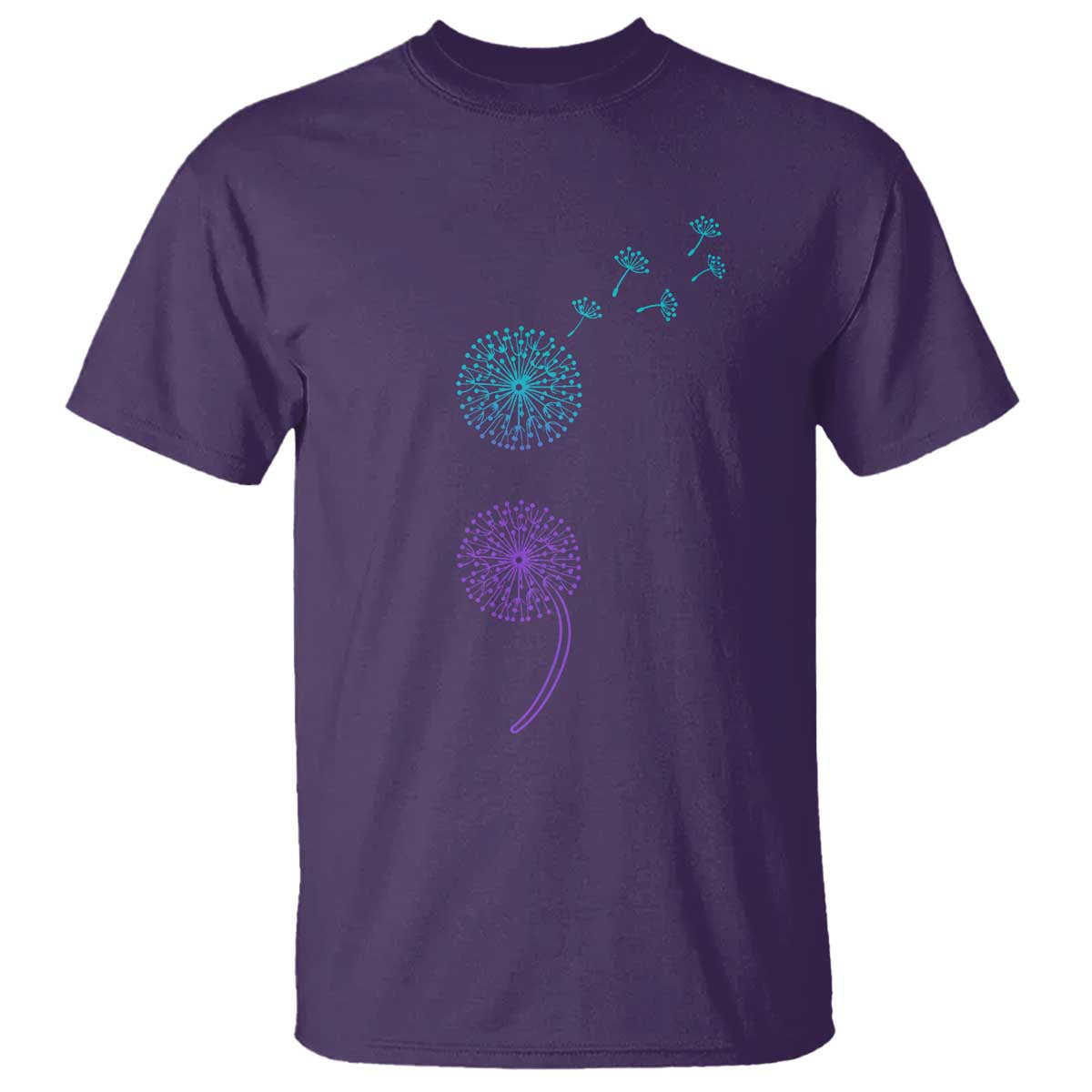 Semicolon Suicide Prevention Support Dandelion Graphic T Shirt