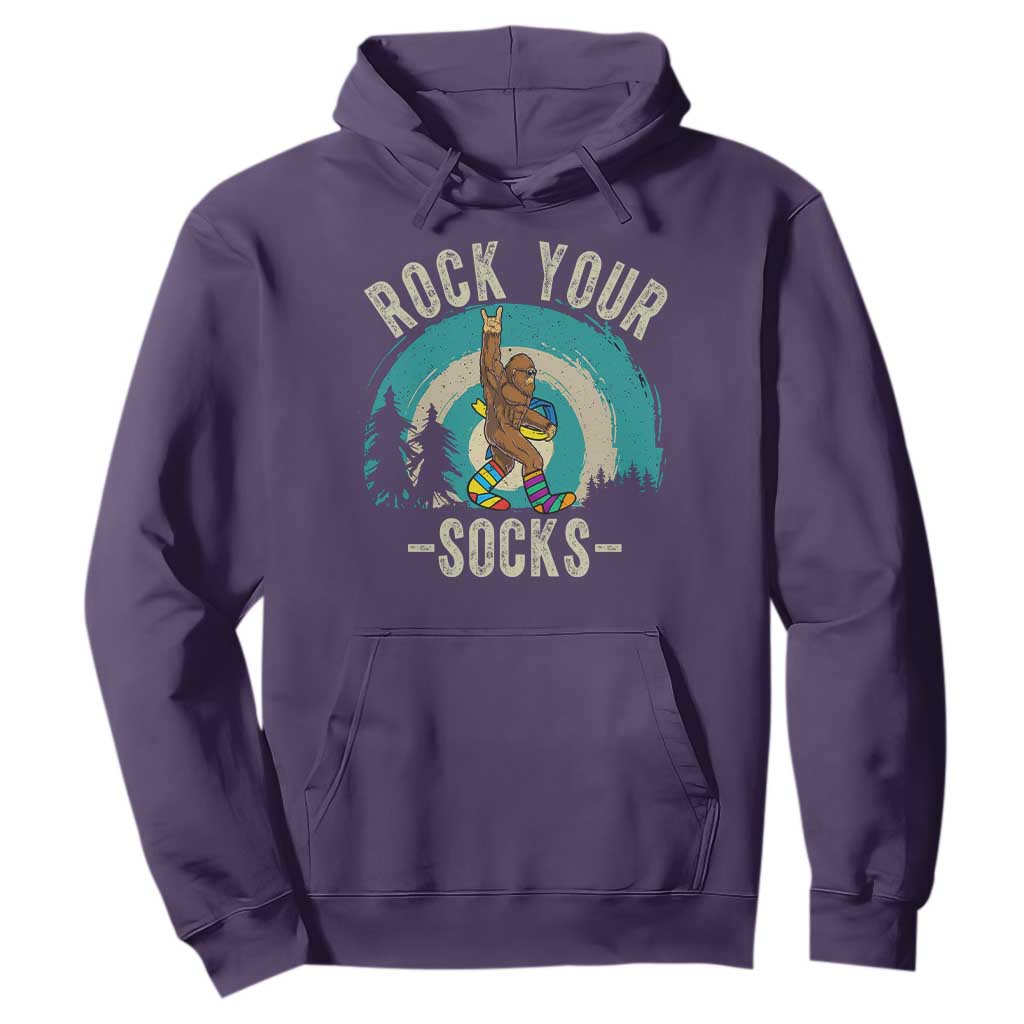 Funny Down Syndrome Support Bigfoot Hoodie Rock Your Socks