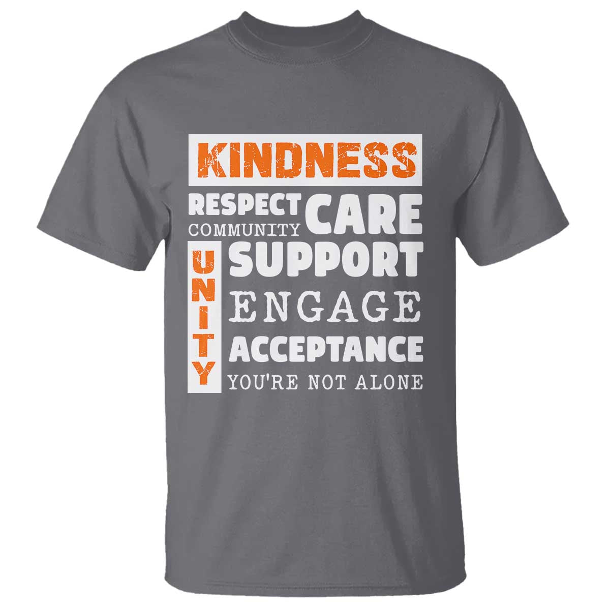 Bullying Prevention T Shirt Kindness Respect Support Unity Day