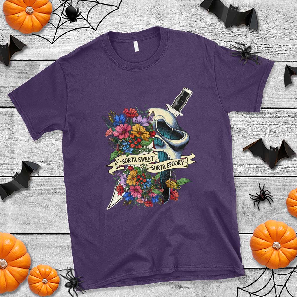 funny-halloween-t-shirt-sorta-sweet-sorta-spooky-ghost-flower-knife-murderer