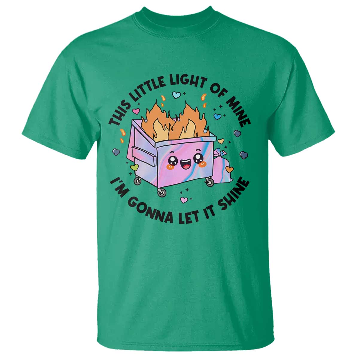 funny-holo-lil-fire-dumpster-t-shirt-this-little-light-of-mine-im-gonna-let-it-shine