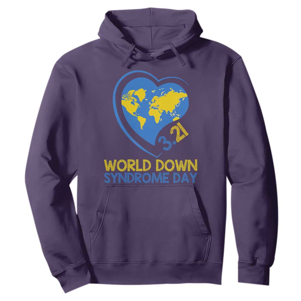World Down Syndrome Day March 21 World Heart Hoodie