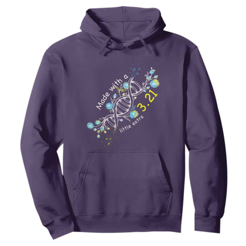 World Down Syndrome Day Made With A Little Extra Hoodie March 21 DNA Flower