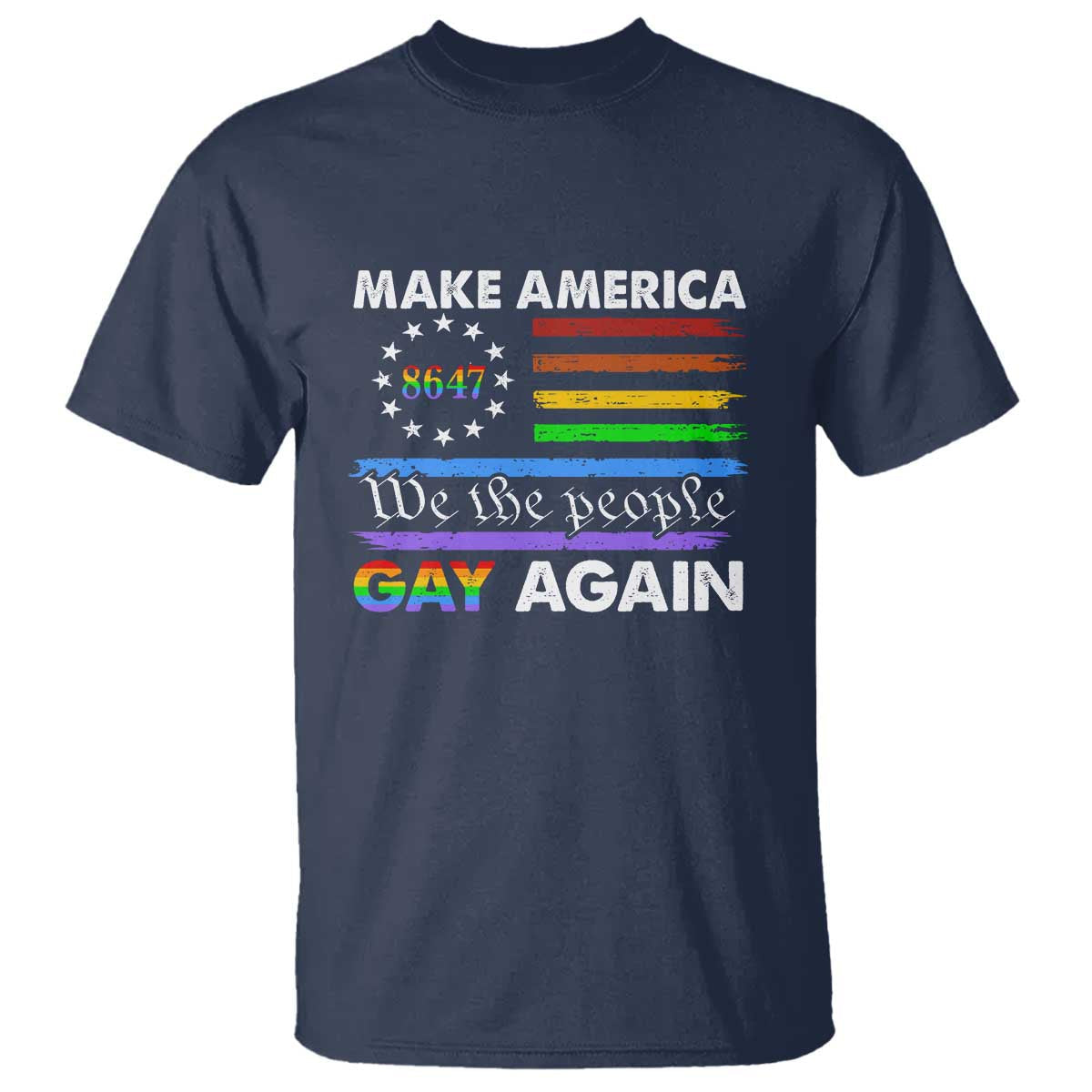 funny-make-america-gay-again-8647-t-shirt-rainbow-betsy-ross-flag