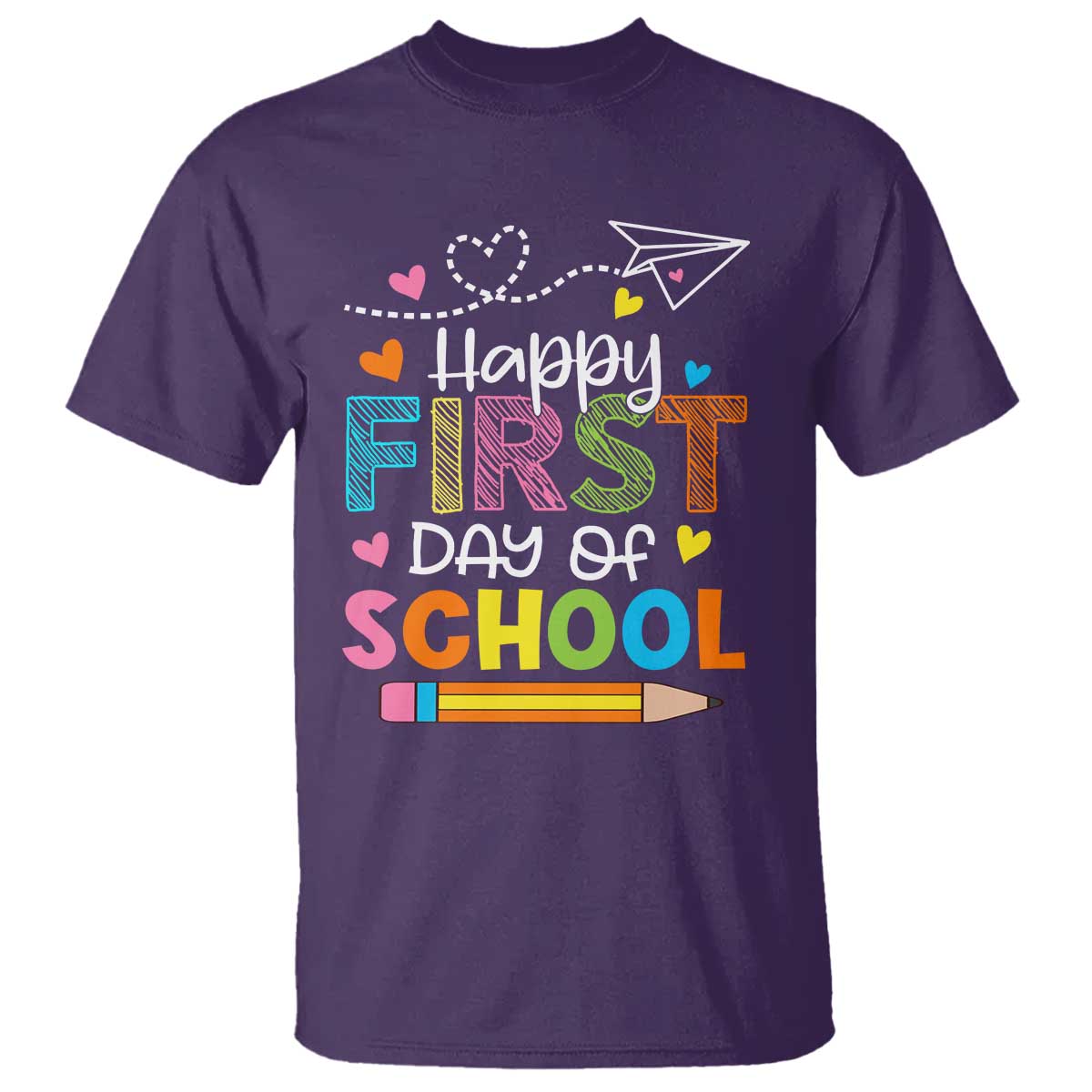 happy-first-day-of-school-t-shirt-cute-pencil-paper-plane-heart