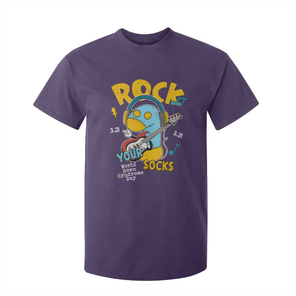 Funny Rock Your Socks T Shirt For Kid World Down Syndrome Day WDSD