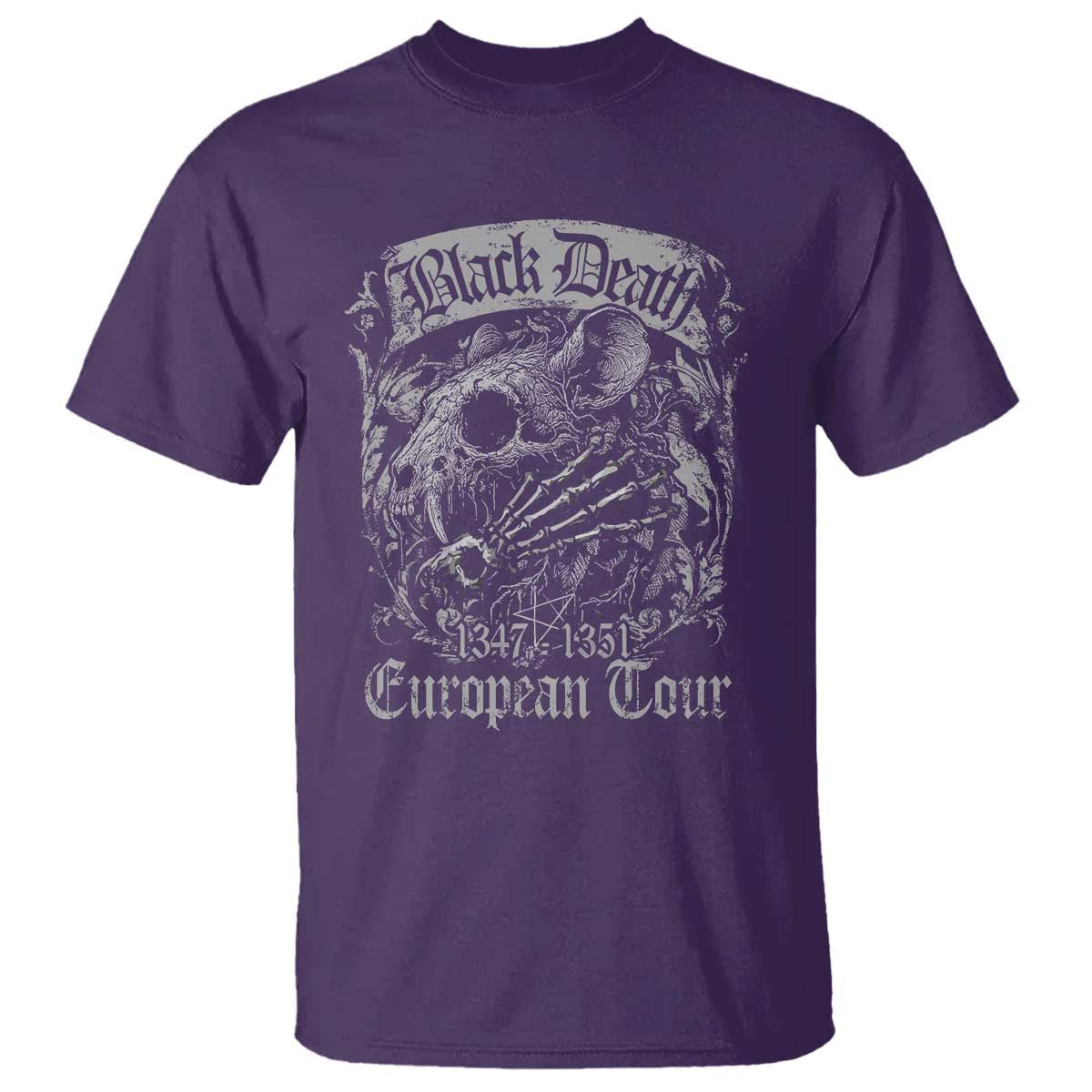 black-death-european-tour-t-shirt-plague-rat-medieval-history-gothic
