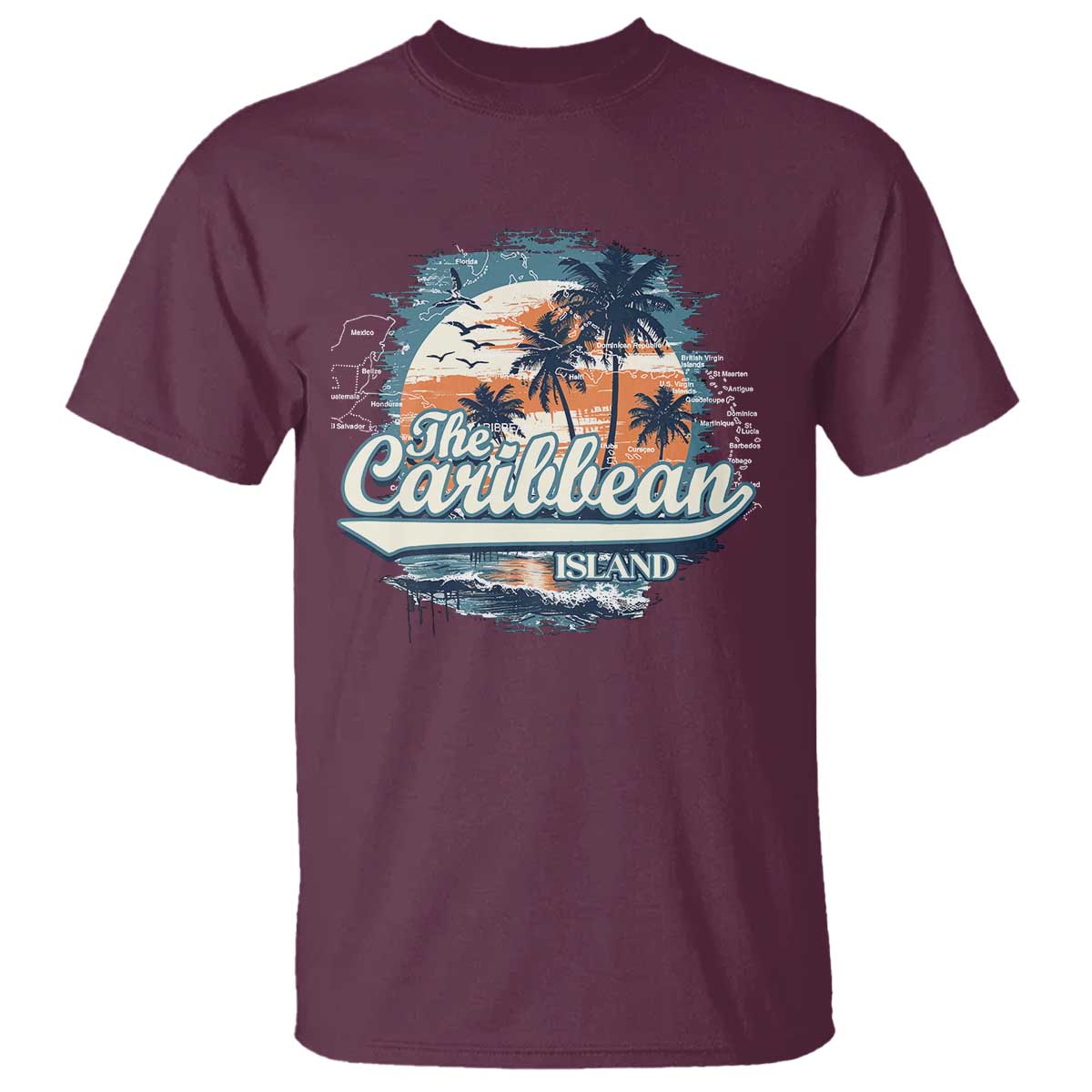 funny-the-caribbean-islands-t-shirt-caribbean-sea-tour-summer-vacation