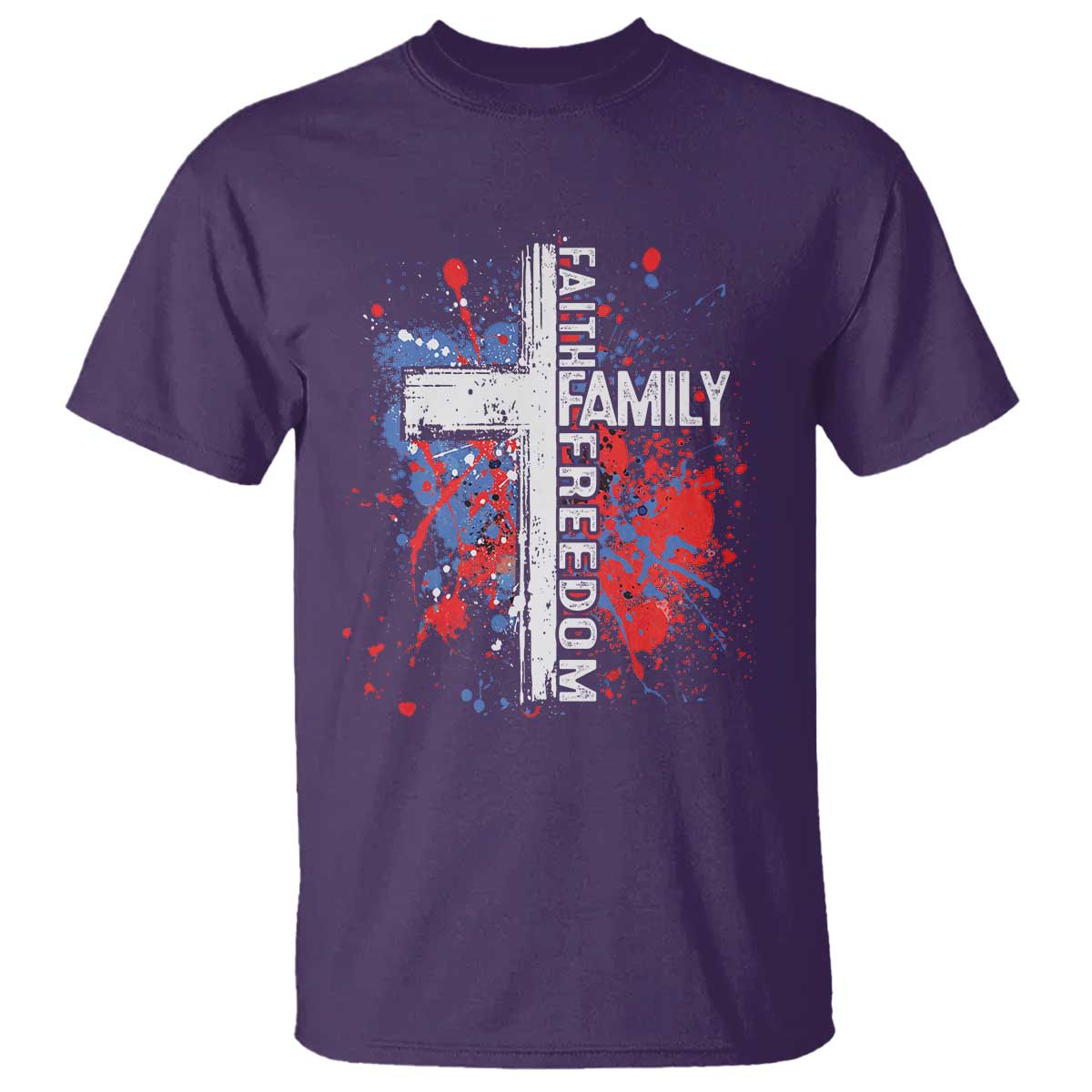 patriotic-christian-t-shirt-faith-family-freedom-vintage-usa-flag-cross-4th-of-july