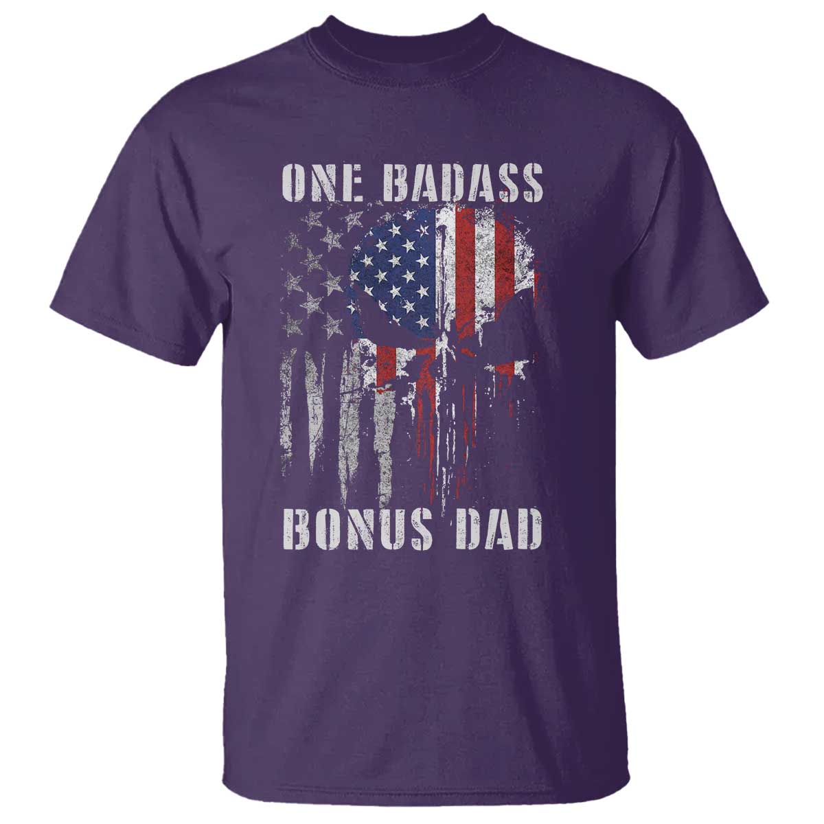 funny-one-badass-bonus-dad-t-shirt-step-dad-fathers-day-4th-of-july-american-flag-skull