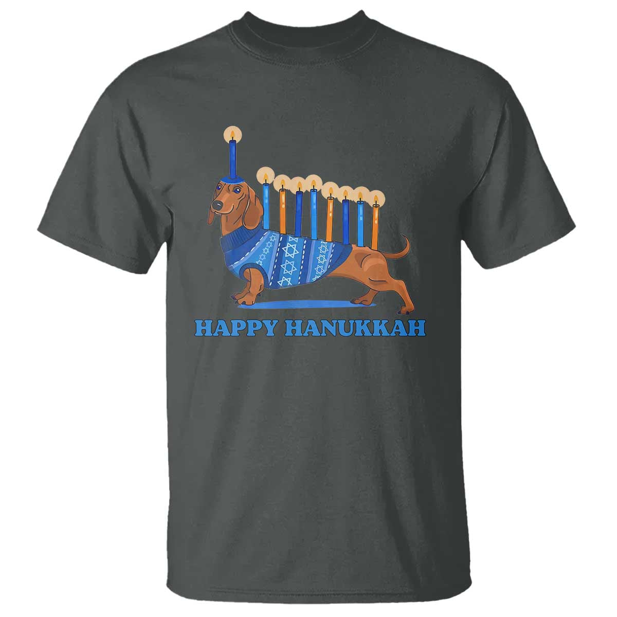 funny-happy-hanukkah-dachshund-wiener-dog-menorah-t-shirt