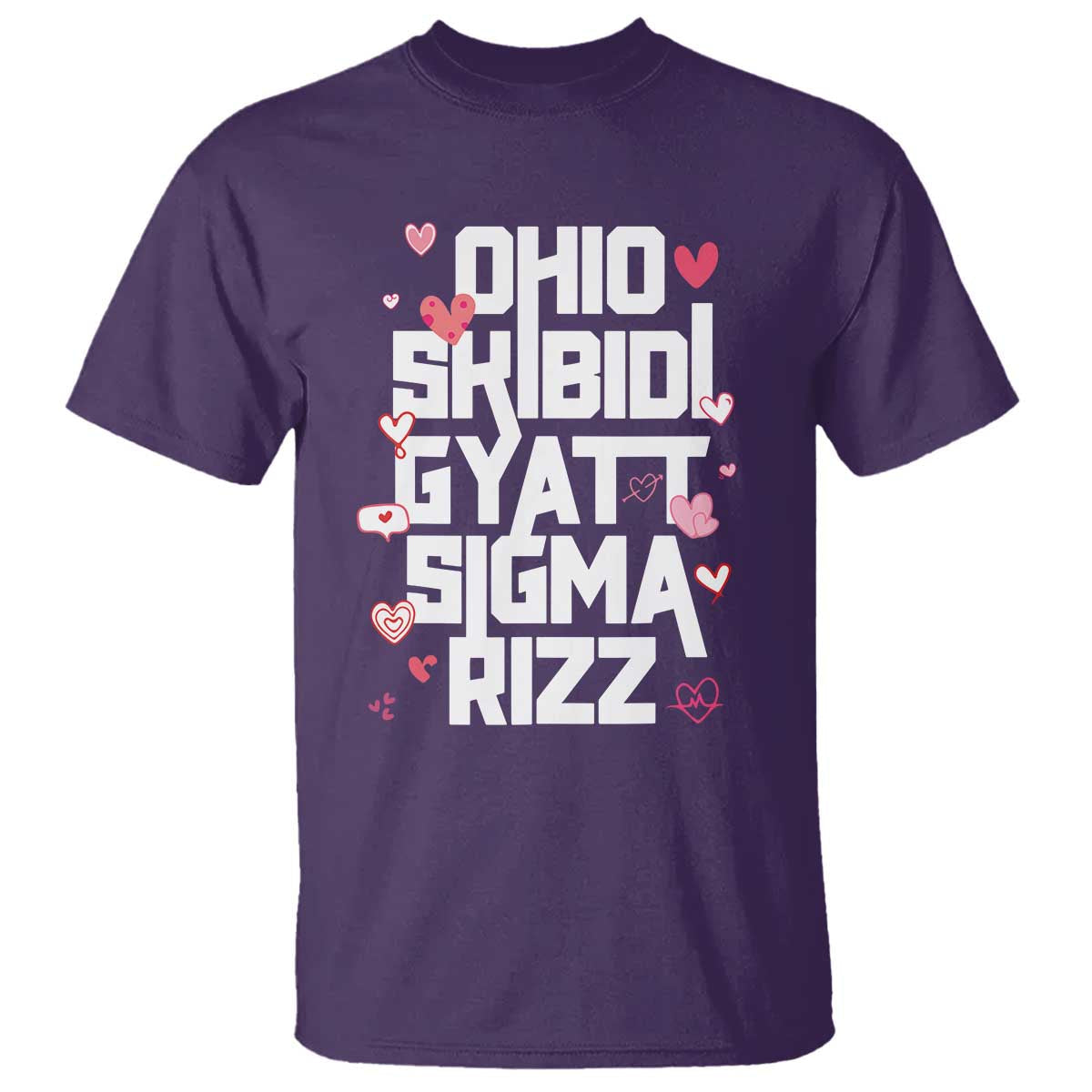 funny-skibidi-rizz-gyatt-ohio-sigma-valentines-day-t-shirt