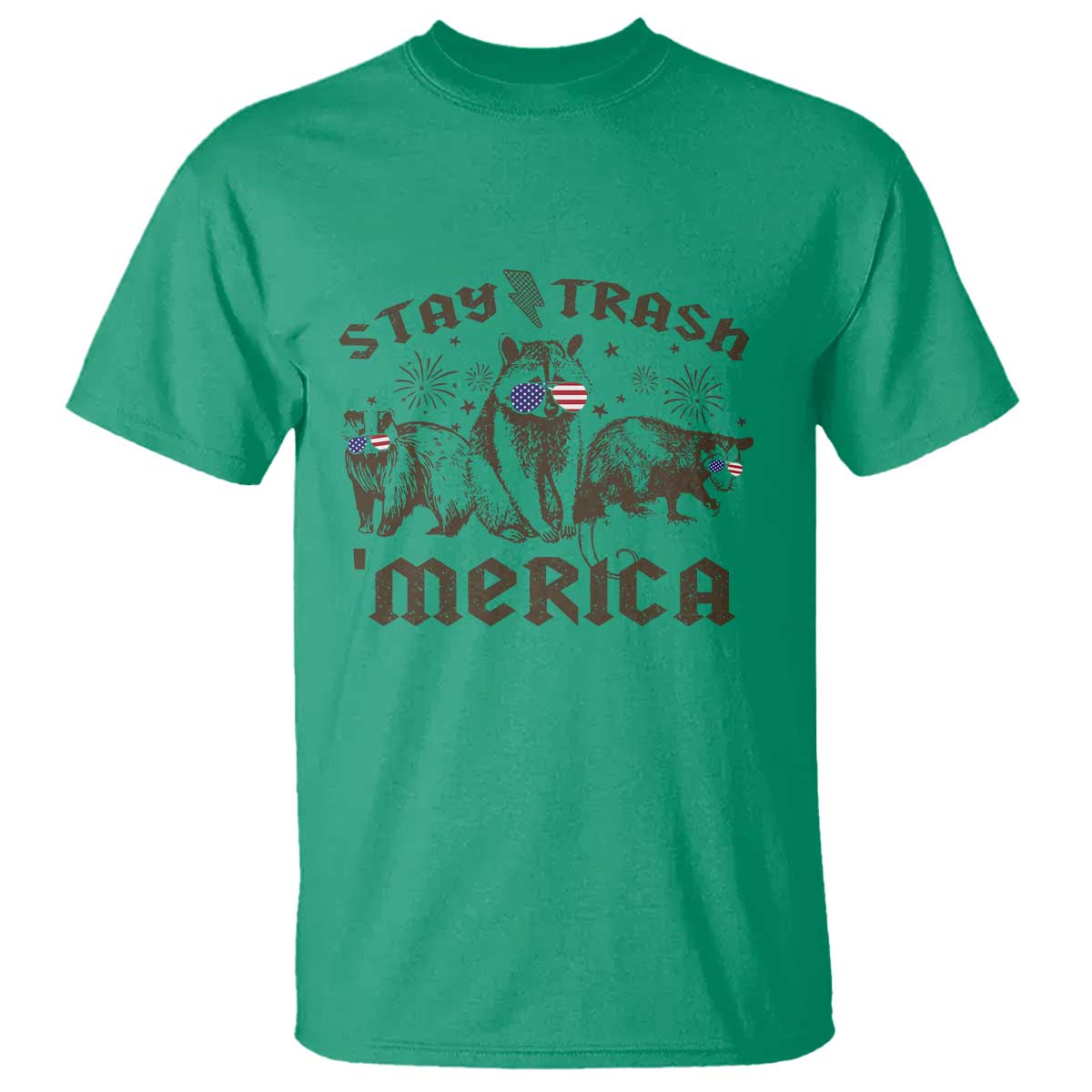 funny-stay-trash-merica-t-shirt-4th-of-july-racoon-opossum-badger
