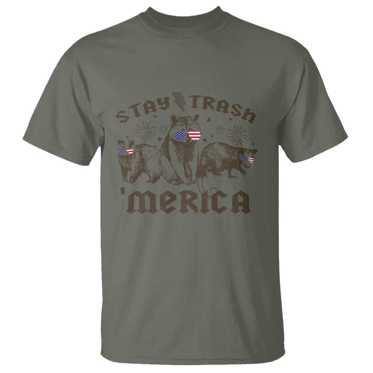 funny-stay-trash-merica-t-shirt-4th-of-july-racoon-opossum-badger