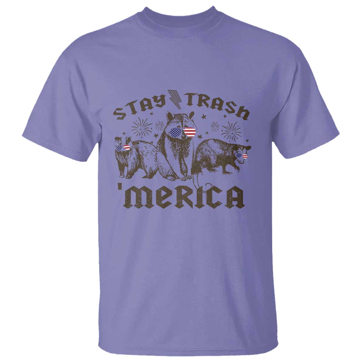 funny-stay-trash-merica-t-shirt-4th-of-july-racoon-opossum-badger
