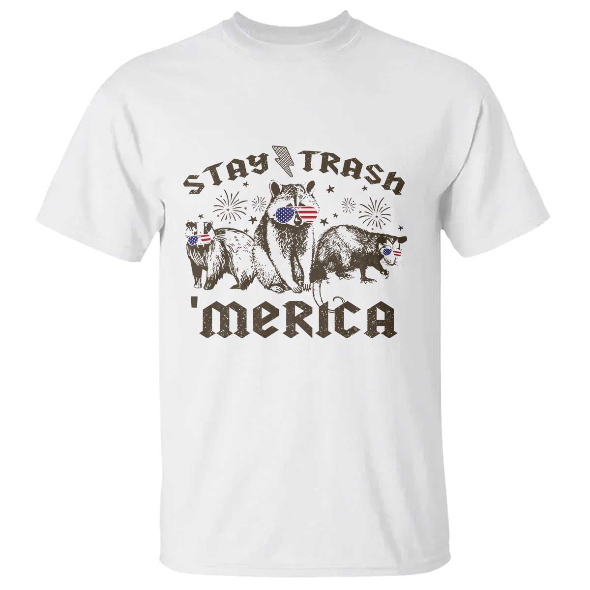 funny-stay-trash-merica-t-shirt-4th-of-july-racoon-opossum-badger