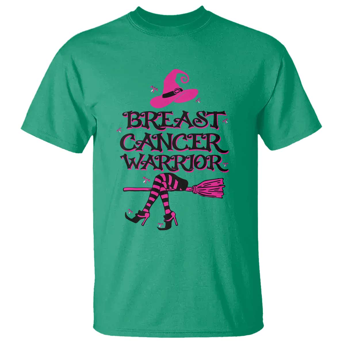 breast-cancer-warrior-witch-t-shirt-hat-shoes-broom-pink-ribbon-witchy-vibe