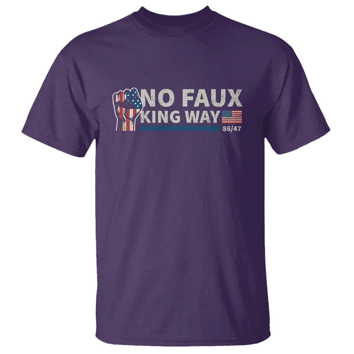 funny-no-faux-king-way-8647-t-shirt-vintage-american-flag