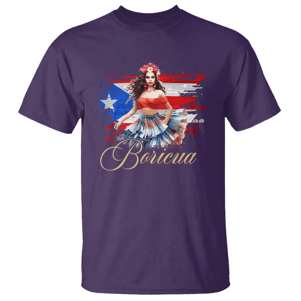puerto-rico-t-shirt-boricua-hispanic-heritage-month-bomba-dancer