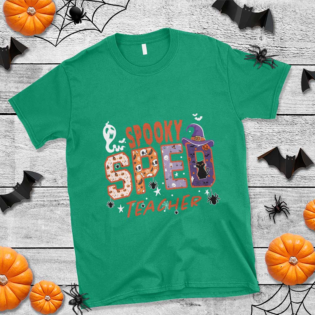spooky-sped-teacher-t-shirt-special-education-teacher-halloween-witch-hat-cat-ghost