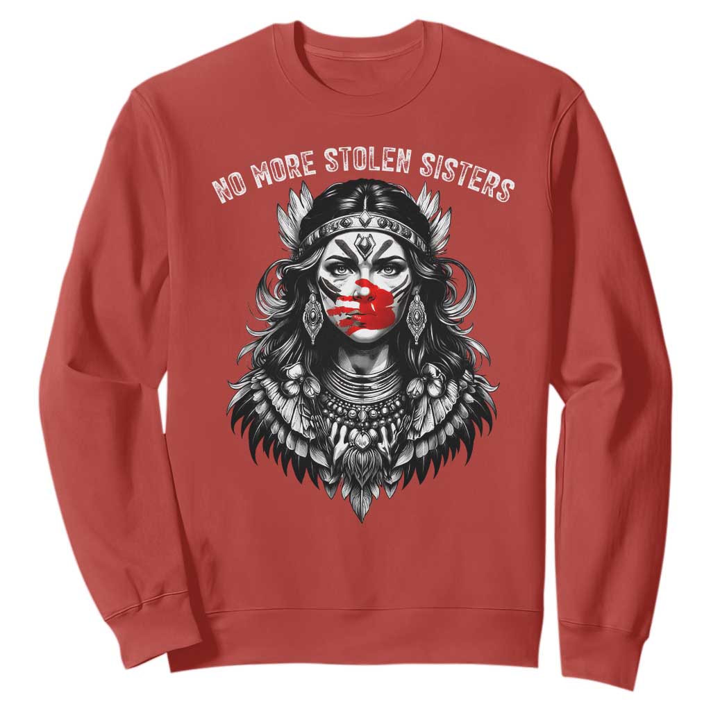 MMIW Support Graphic Sweatshirt No More Stolen Sisters