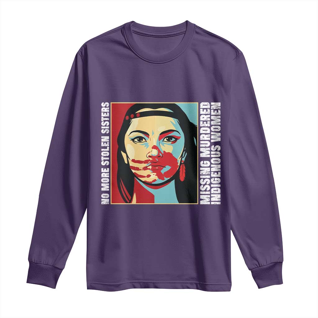 MMIW Support Long Sleeve Shirt Voices For Stolen Sisters Native American