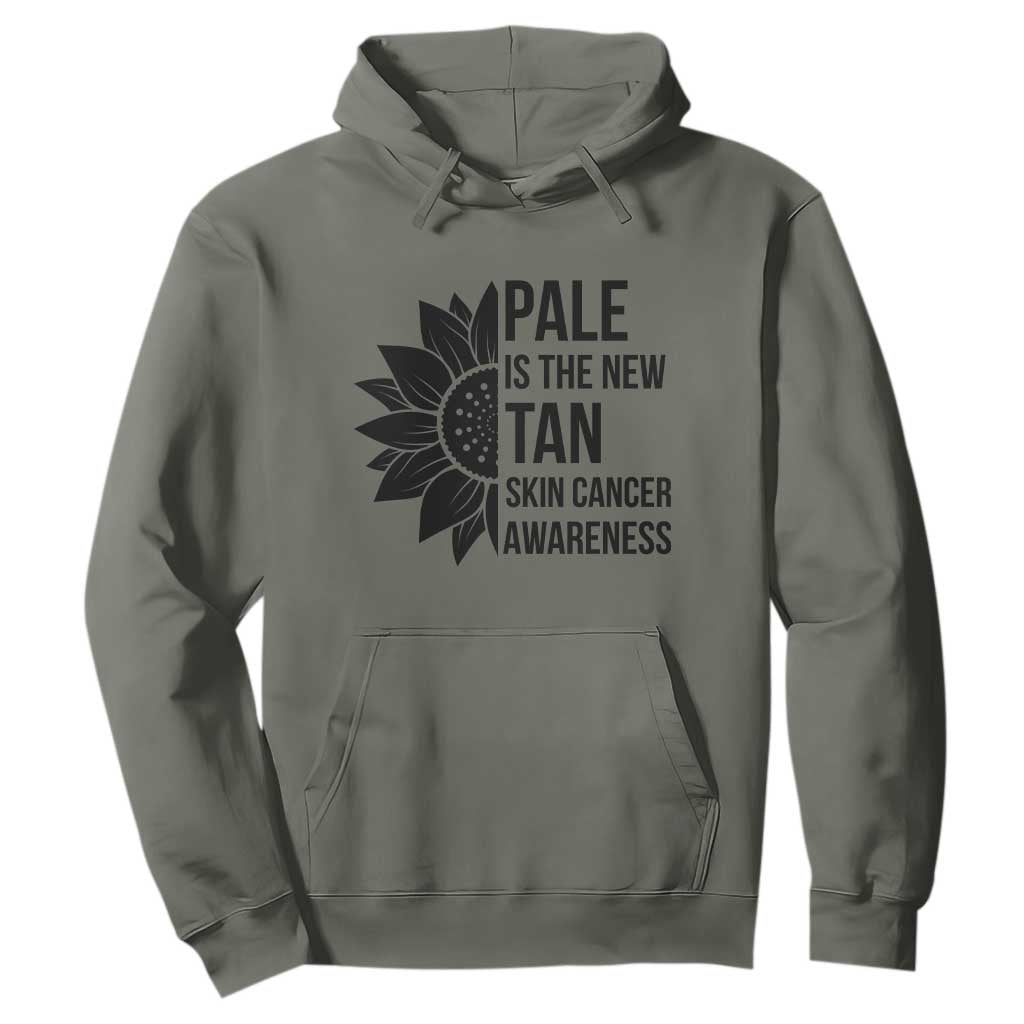 Skin Cancer Survivor Warrior Hoodie Pale Is The New Tan