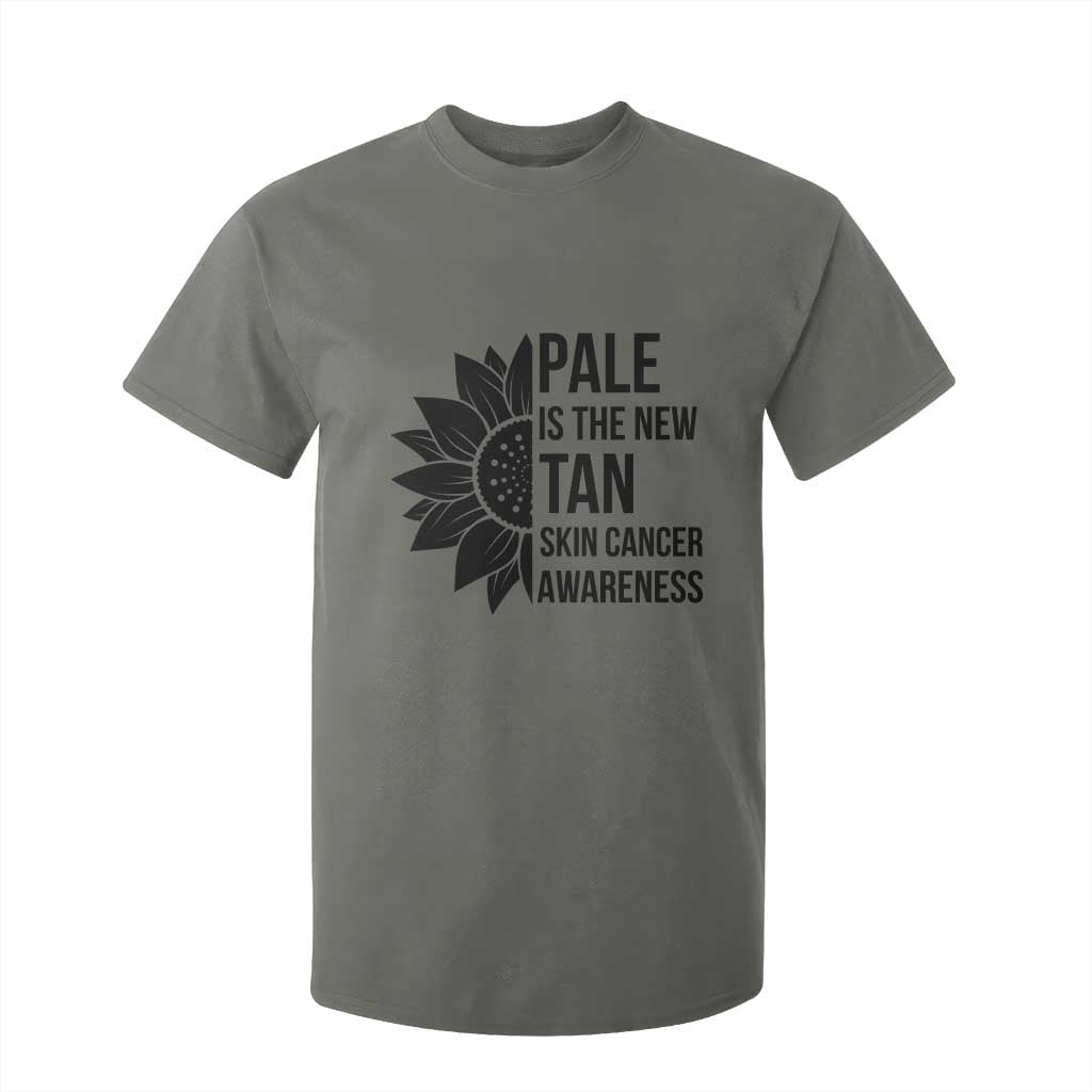 Skin Cancer Survivor Warrior T Shirt For Kid Pale Is The New Tan