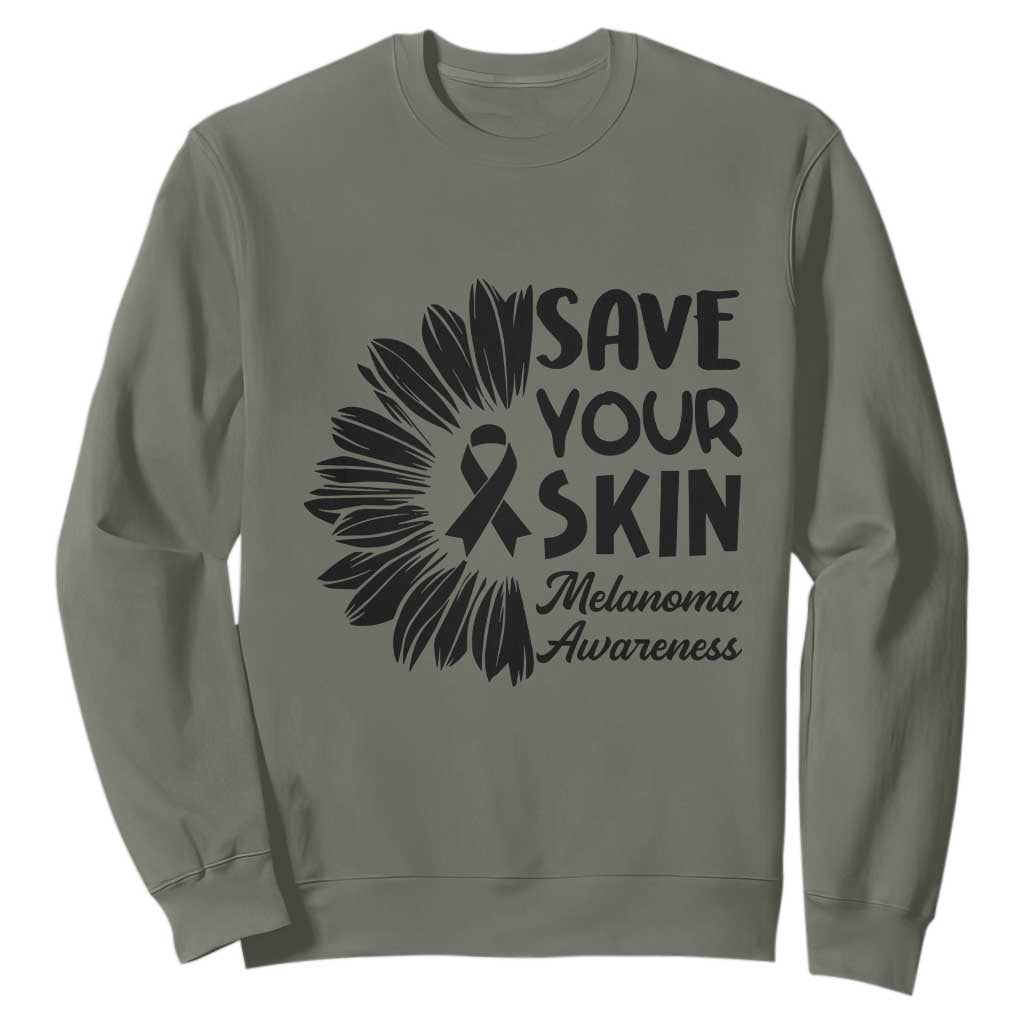 Skin Cancer Fighter Sweatshirt Save Your Skin