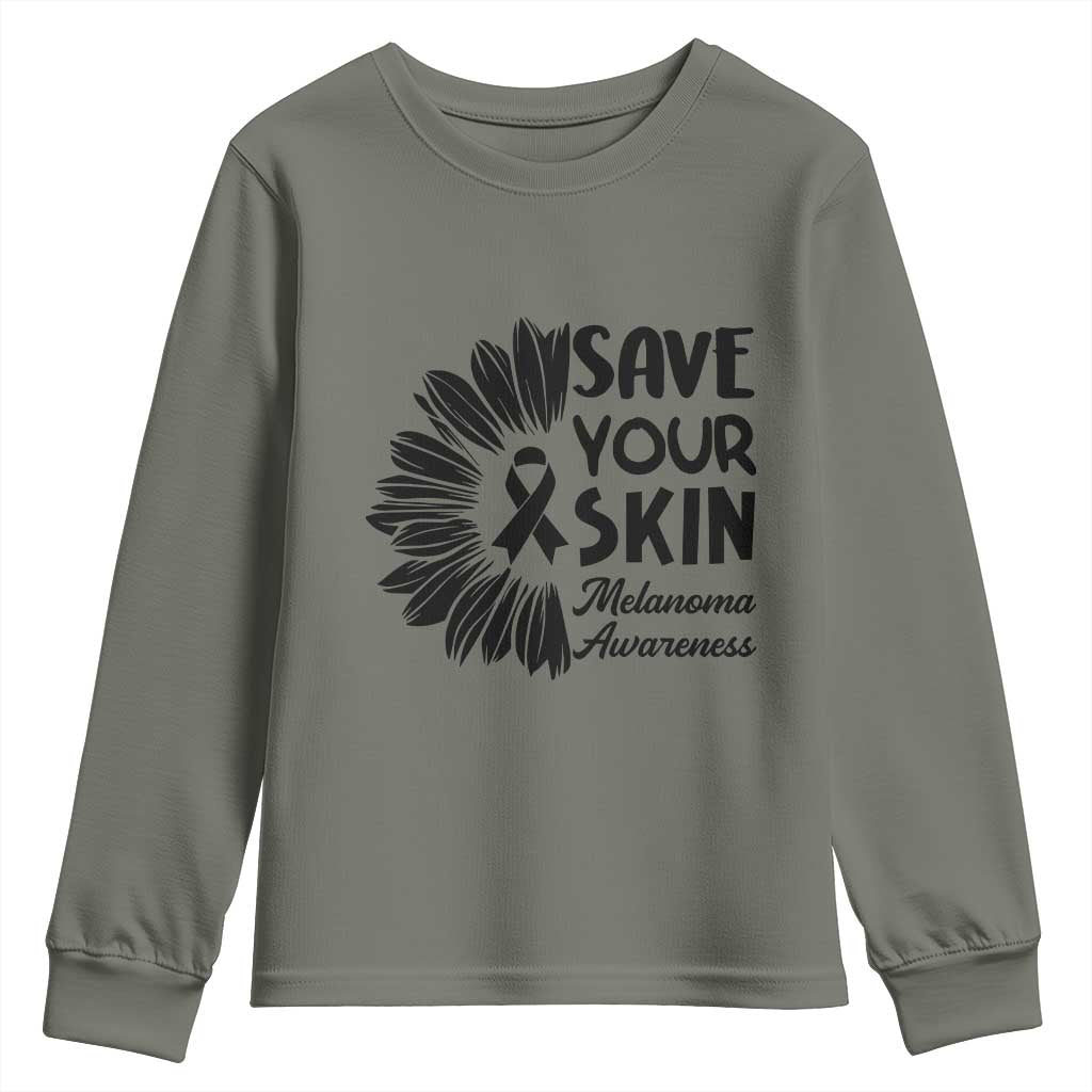 Skin Cancer Fighter Youth Sweatshirt Save Your Skin