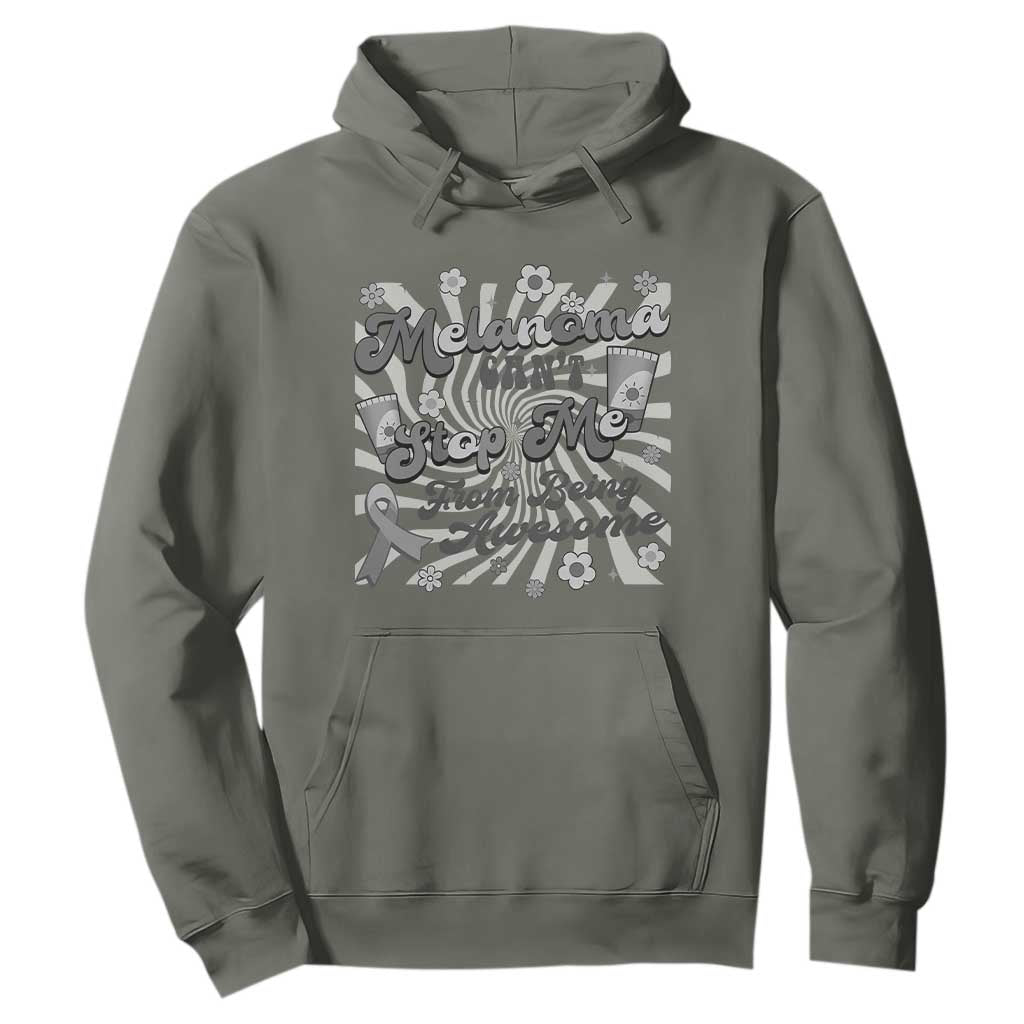 Melanoma Support Squad Hoodie Melanoma Can't Stop Me