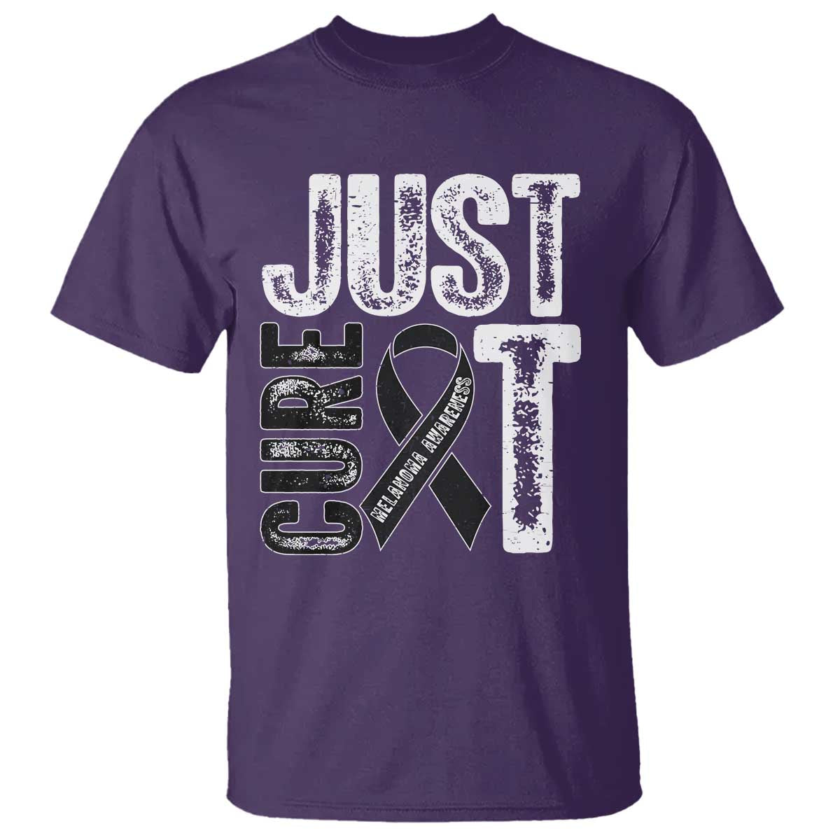 Skin Cancer Warrior Fighter T Shirt Just Cure It