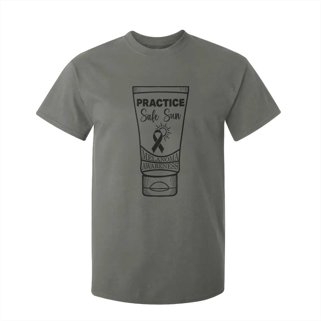 Skin Cancer Prevention T Shirt For Kid Practice Safe Sun Support Gift