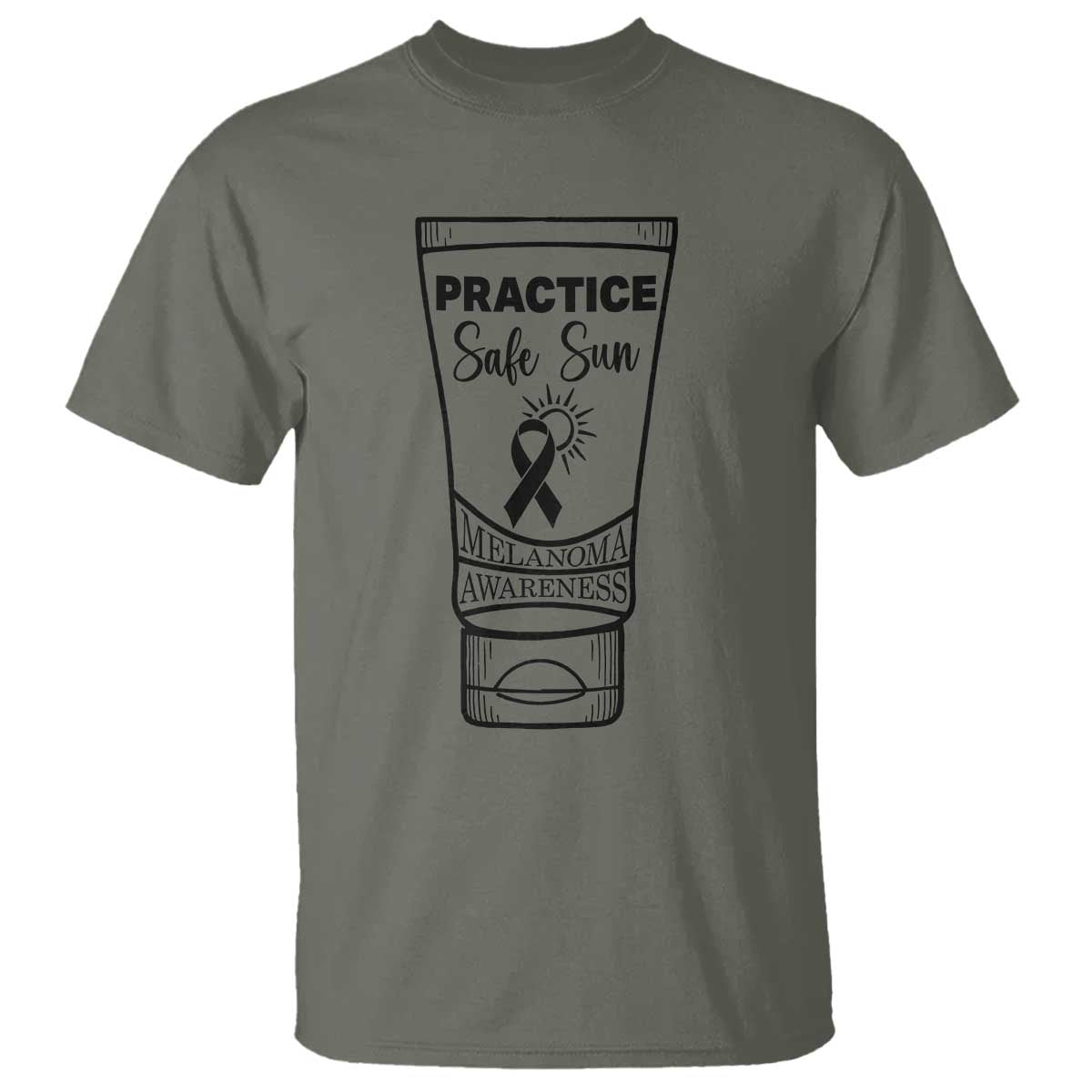 Skin Cancer Prevention T Shirt Practice Safe Sun Support Gift