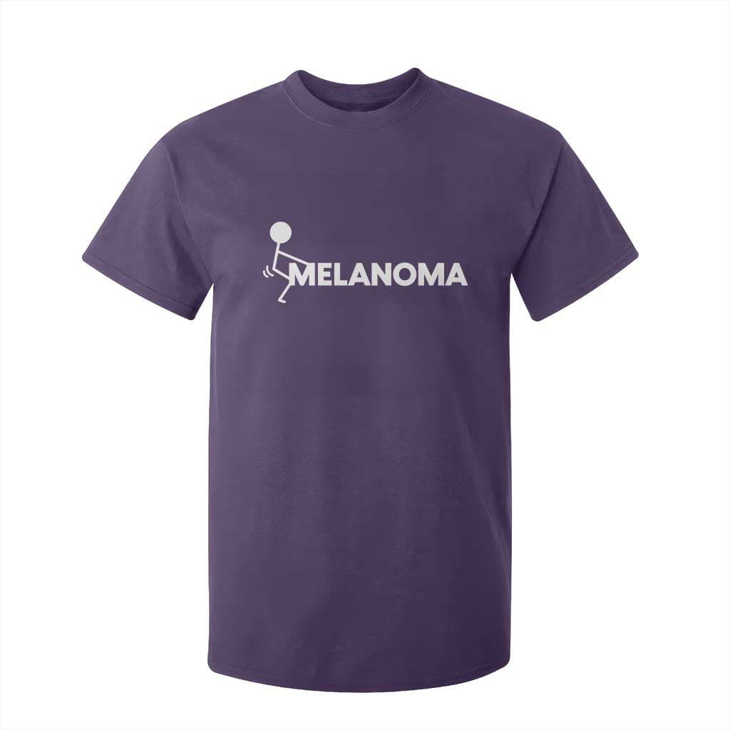 Fuck Melanoma T Shirt For Kid Funny Stick Figure Warrior