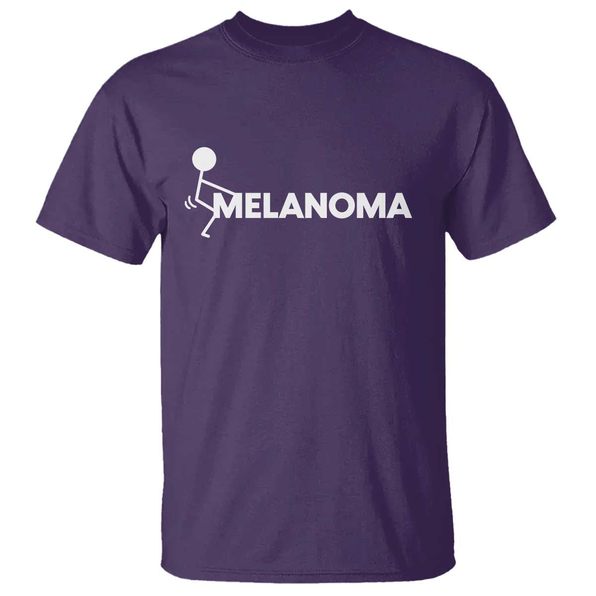 Fuck Melanoma T Shirt Funny Stick Figure Warrior