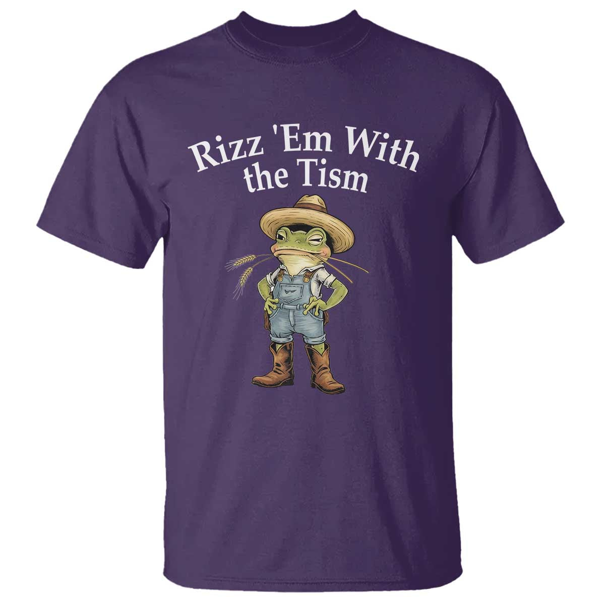 Autism Frog T Shirt Funny Rizz Em With The Tism