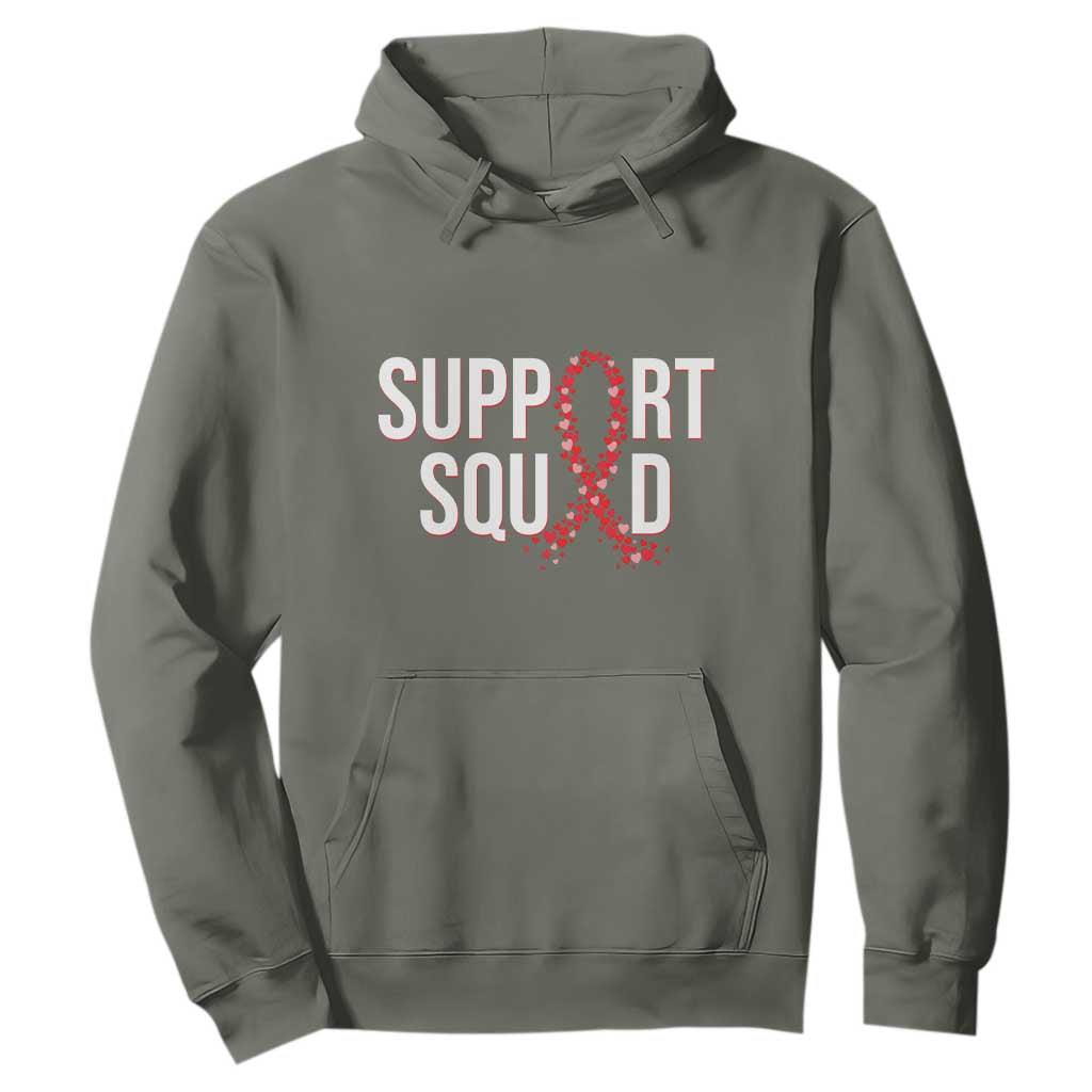 HIV AIDS Support Fighter Hoodie Support Squad Gift