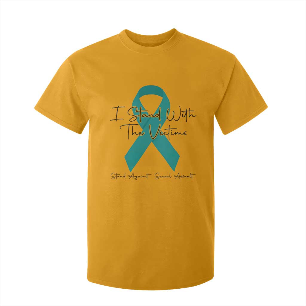 Sexual Assault Prevention Support T Shirt For Kid I Stand With The Victims