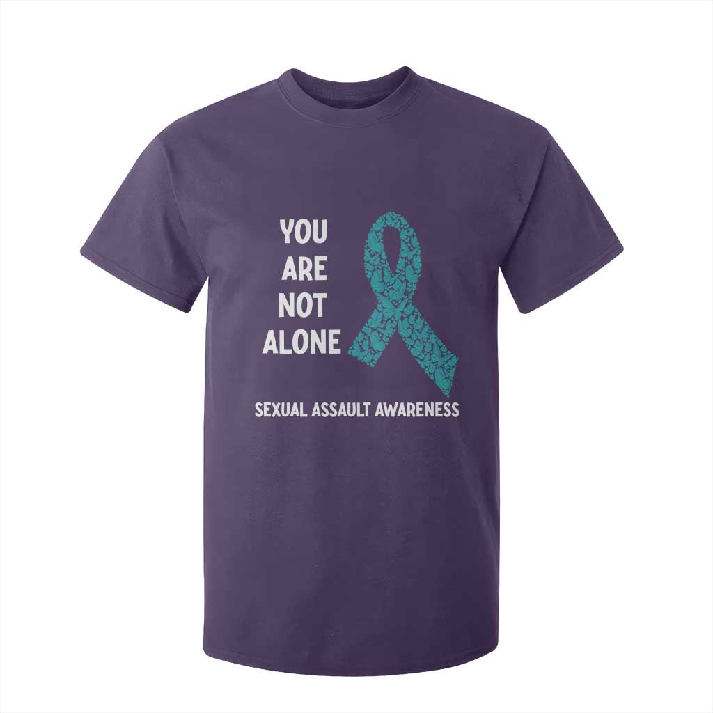 Sexual Assault Prevention Support T Shirt For Kid You Are Not Alone