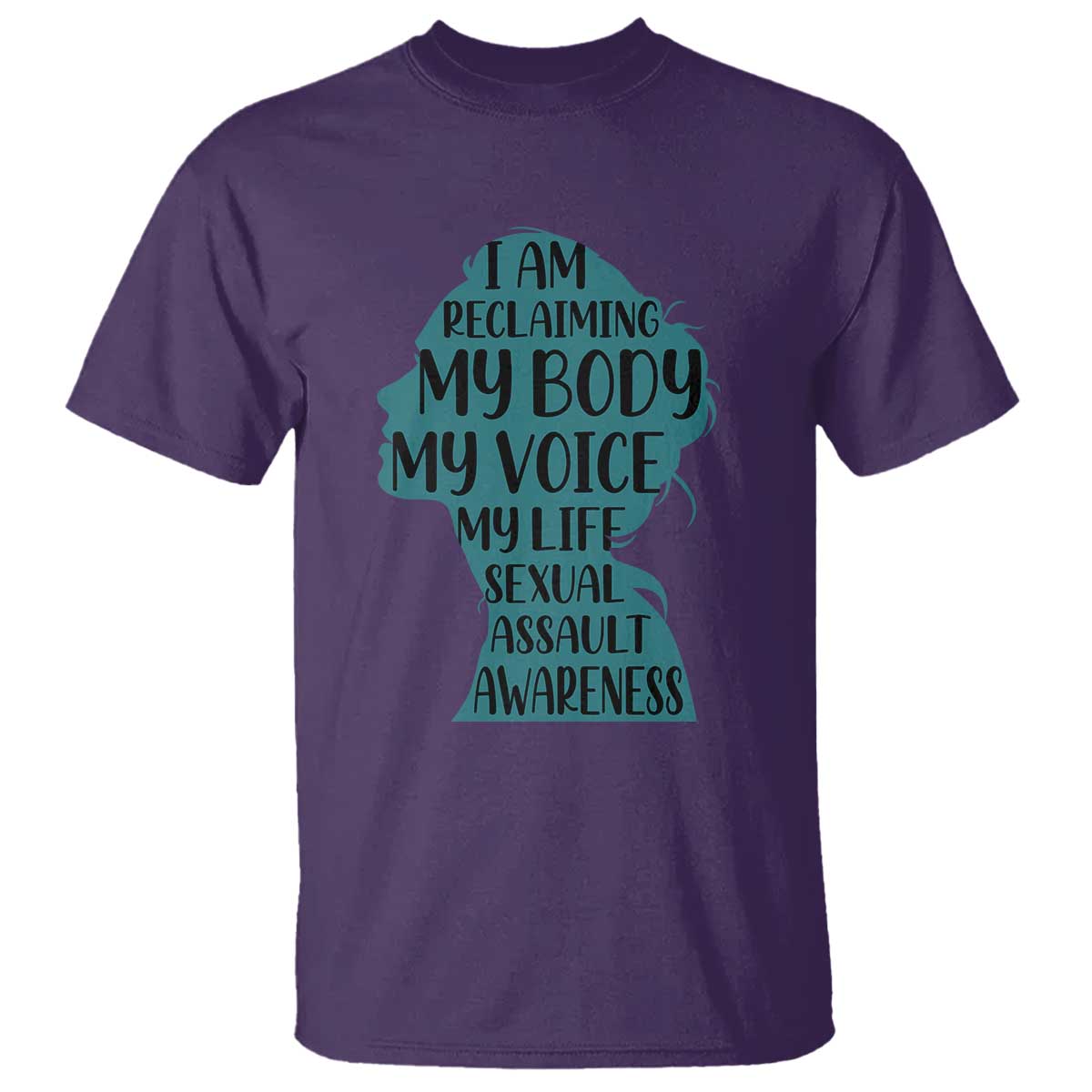 Sexual Assault Prevention Support T Shirt Women Support Survivors