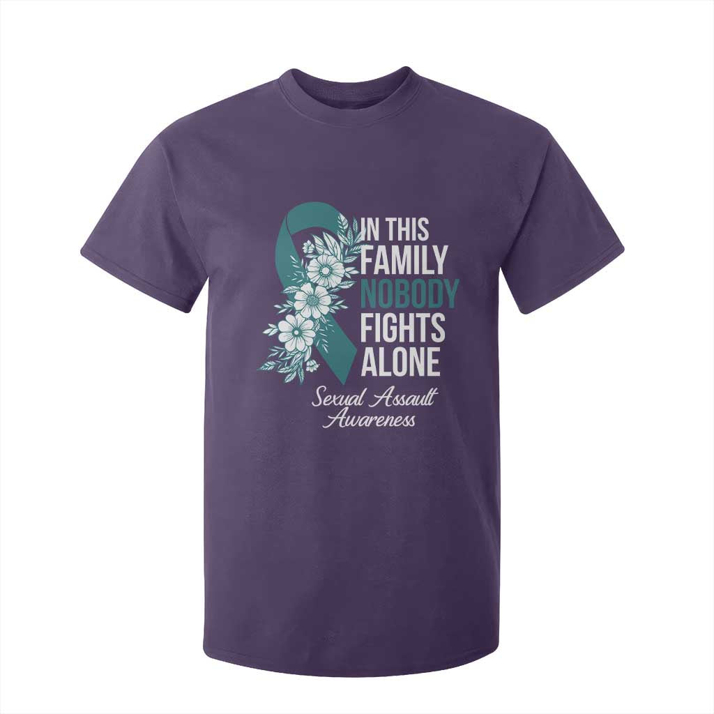 Sexual Assault Prevention Support T Shirt For Kid In This Family Nobody Fights Alone