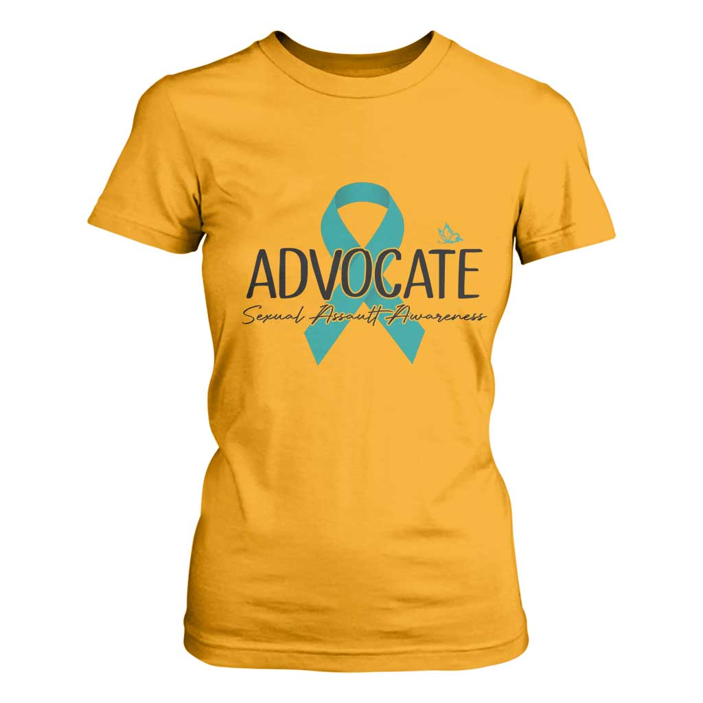 Sexual Assault Prevention Support T Shirt For Women